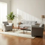 Juego Living Fresh Sofá 2 Cuerpos+2 Butacas 2 Años Garantía
