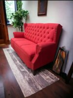 Juego Living Sofa 2 Cuerpos + 2 Butacas Capitoneado Tachas - Imagen 5