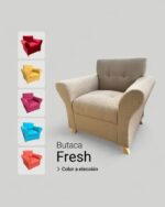 Juego Living Fresh Sofá 2 Cuerpos+2 Butacas 2 Años Garantía - Imagen 9