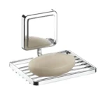 Juego Set 6 Accesorios para el Baño de Adhesivo Acero con 2 años de garantía Plateado - Imagen 3