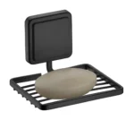 Juego Set 6 Accesorios para el Baño de Adhesivo Acero con 2 años de garantía Negro - Imagen 3