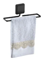 Juego Set 6 Accesorios para el Baño de Adhesivo Acero con 2 años de garantía Negro - Imagen 5