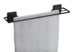 Juego Set 6 Accesorios para el Baño de Adhesivo Acero con 2 años de garantía Negro - Imagen 6