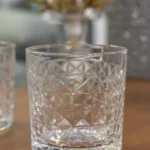 Vaso De Vidrio Corto X 6 Unidades Diseños Modernos Premium - Imagen 3