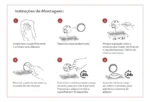 Juego Set 6 Accesorios para el Baño de Adhesivo Acero con 2 años de garantía Plateado - Imagen 8