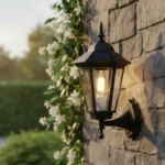 Aplique Lámpara Farol Led Solar Colonial Sensor Movimiento - Imagen 4
