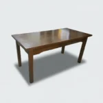 Mesa Común De Comedor 160cm Madera Maciza Acabado Impermeable - Imagen 4