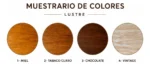 Juego De Comedor Sum Sum 4 Sillas Tela Lavable Madera Maciza - Imagen 4