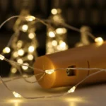Pack 6 Luces Led Para Botella Tapón Simil Corcho Luciérnagas - Imagen 6