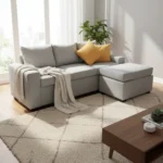 Juego Living Sofá Americano 4 Cuerpos Con Isla 2año Garantía - Imagen 2