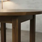 Mesa De Comedor Redonda Resistente Madera Maciza Garantia - Imagen 2