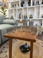 Vaso De Vidrio Corto X 6 Unidades Diseños Modernos Premium - Imagen 5