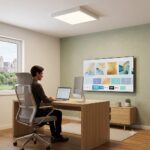 Plafon Panel Led Adosar Exterior 60x60cm 40w Luminaria Techo