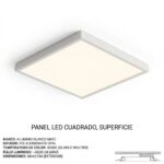 Plafon Panel Led Adosar Exterior 60x60cm 40w Luminaria Techo - Imagen 4