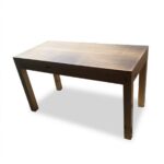 Mesa Minimalista 160cm Comedor Acabado Sedoso Resistente - Imagen 5