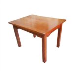 Mesa De Comedor Rectangular Para 4 Resistente Sedosa Madera - Imagen 3