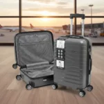 Valija Extra Resistente Ultraliviana Carry On 20 Pulgadas Gris 30 - Imagen 3