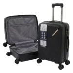 Valija Extra Resistente Ultraliviana Carry On 20 Pulgadas Negro