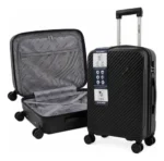 Valija Extra Resistente Ultraliviana Carry On 20 Pulgadas Negro 37