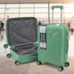 Valija Extra Resistente Ultraliviana Carry On 20 Pulgadas Verde - Imagen 4