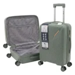 Valija Extra Resistente Ultraliviana Carry On 20 Pulgadas Verde 39
