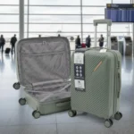 Valija Extra Resistente Ultraliviana Carry On 20 Pulgadas Verde 39 - Imagen 5