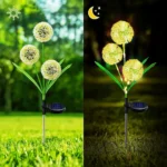 Estacas Led Solares Decorativas Con Flores Diente De León - Imagen 3