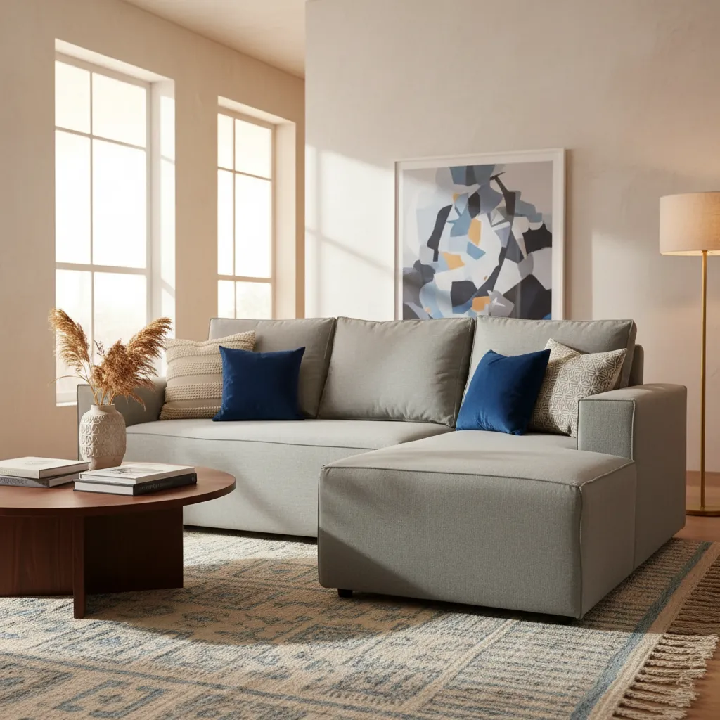 D_NQ_NP_2X_815290-MLU117025922131_092026-F Juego Living Sofa Sillón 3 Cuerpos E Isla 2.40x1.50mt 2años - Imagen 1