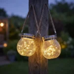 Lámpara Solar Decorativa Para Exterior En Frasco De Vidrio - Imagen 4