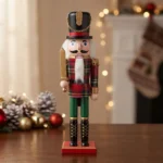 Adorno Navideño Soldados Cascanueces De Madera 30cm Navidad Modelo 1 - Imagen 6
