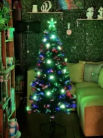 Árbol Navidad Premium Fibra Óptica 180cm Extra Led Magicas - Imagen 8