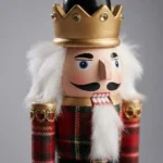 Adorno Navideño Soldados Cascanueces De Madera 30cm Navidad Modelo 4 - Imagen 3