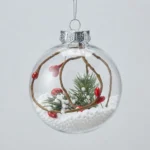 Esfera Chirimbolos 8cm Transparente Adornos Navidad Grande - Imagen 6