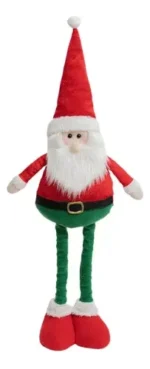 Muñeco Navidad Grande 60cm Papa Noel Pata Larga Extensibles - Imagen 5