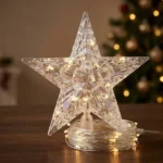 Estrella Navideña Con Guía De Luces Led Para Árbol De Navidad