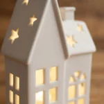 Casita Veladora Led Adorno Deco Navidad Casa Navideña Grande - Imagen 3