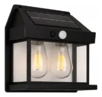 Lampara Aplique Solar Led Pared Sensor Movimiento Plástico - Imagen 2