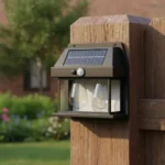 Lampara Aplique Solar Led Pared Sensor Movimiento Plástico