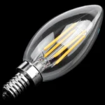 Lampara Filamento De Led Vela E14 4w Luz Calida Bombita - Imagen 2
