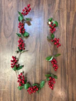 Muérdago Tupido Artificial Guirnalda Navidad 150 Cm Navideña - Imagen 4