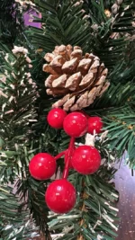 Arbol Navidad 150 Cm Tupido Árbolito Premium Decorado Nevado - Imagen 4