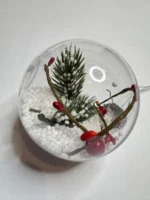 Esfera Chirimbolos 8cm Transparente Adornos Navidad Grande - Imagen 5
