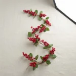 Muérdago Tupido Artificial Guirnalda Navidad 150 Cm Navideña