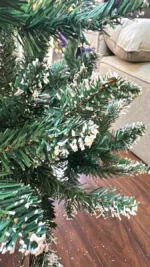 Arbol Navidad 150 Cm Tupido Árbolito Premium Decorado Nevado - Imagen 3