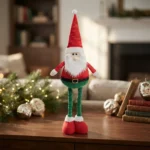 Muñeco Navidad Grande 60cm Papa Noel Pata Larga Extensibles