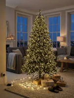 Guirnalda Guia Luces De Navidad 240 Led 50 Metros A Enchufe Blanco Calido - Imagen 5