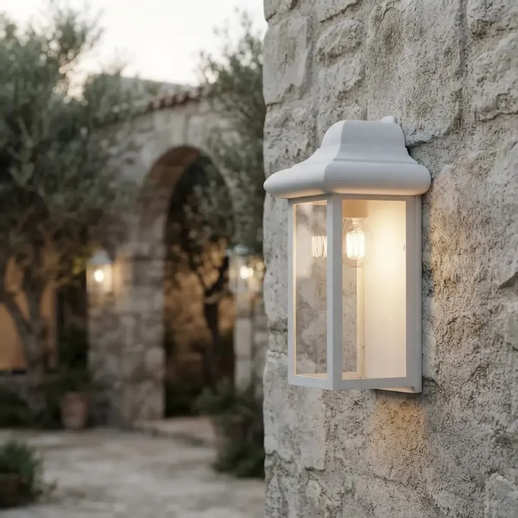 D_NQ_NP_2X_926381-MLU117458119618_102026-F Farol Aplique Lámpara De Pared Abierto Plástico Con Acrílico Blanco - Imagen 1