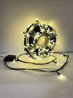 Guirnalda Guia Luces De Navidad 240 Led 50 Metros A Enchufe Blanco Calido