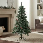 Arbol Navidad 150 Cm Tupido Árbolito Premium Decorado Nevado