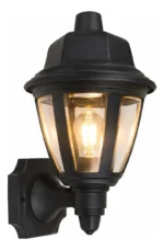 Farol Aplique Colonial Plástico De 6 Caras Negro Cerrado - Imagen 4